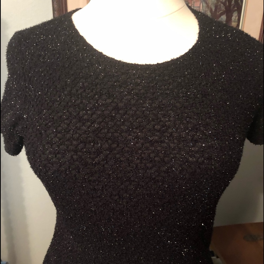 Black sparkle top
